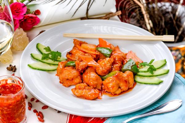 Pui cu Sos Dulce-Acrișor